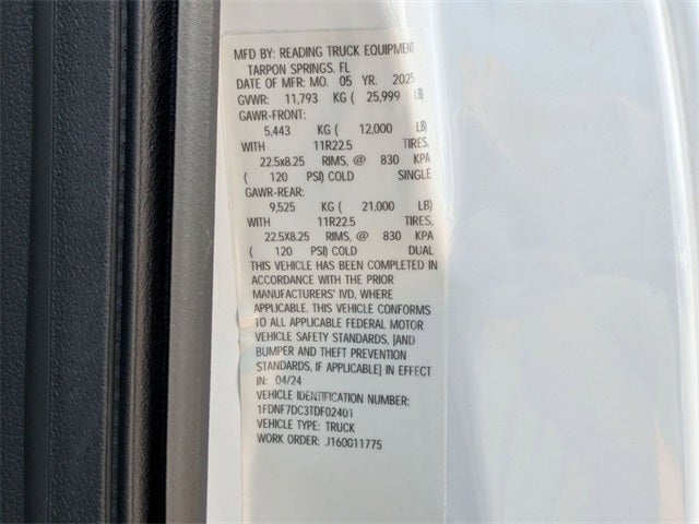 2026 Ford F-750SD 26' JB Box truck 26' JB Box truck