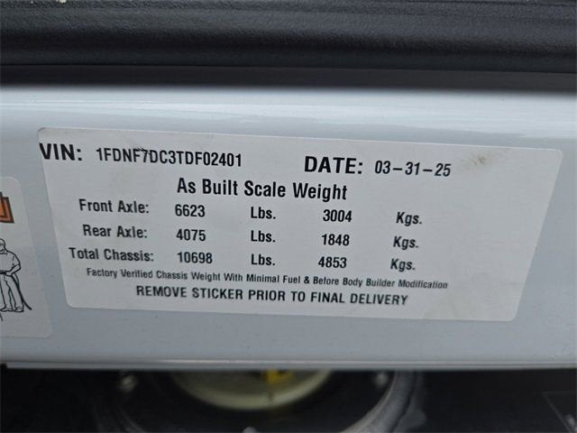 2026 Ford F-750SD 26' JB Box truck 26' JB Box truck