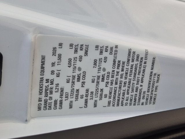 2027 Ford E-350SD Base Cutaway