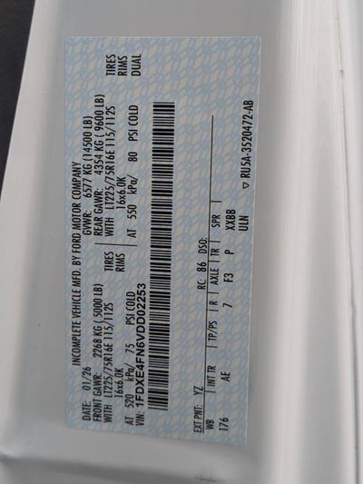 2027 Ford E-450SD Base