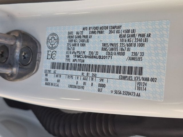 2022 Ford Escape SEL