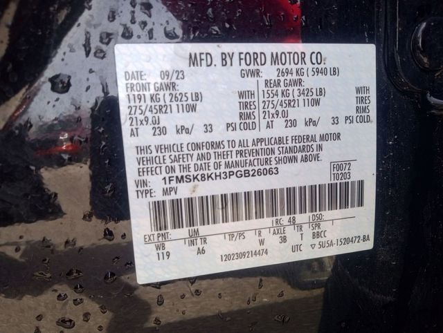 2023 Ford Explorer ST-Line