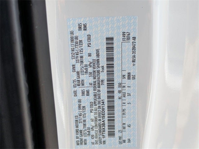 2025 Ford F-350 XL 8' SERVICE BODY