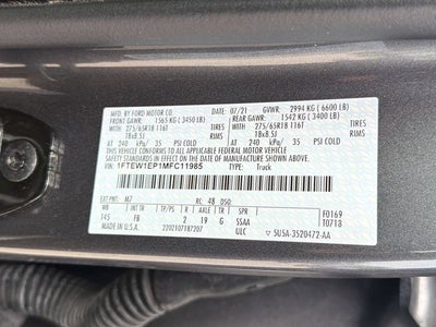 2021 Ford F-150 XLT
