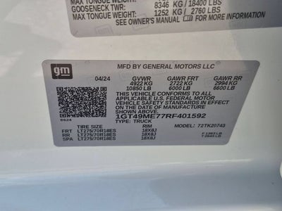 2024 GMC Sierra 2500HD SLE
