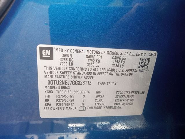 2016 GMC Sierra 1500 SLT