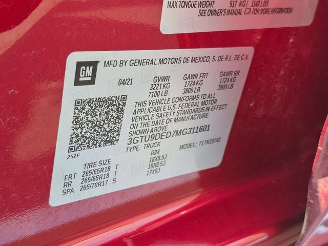 2021 GMC Sierra 1500 SLT