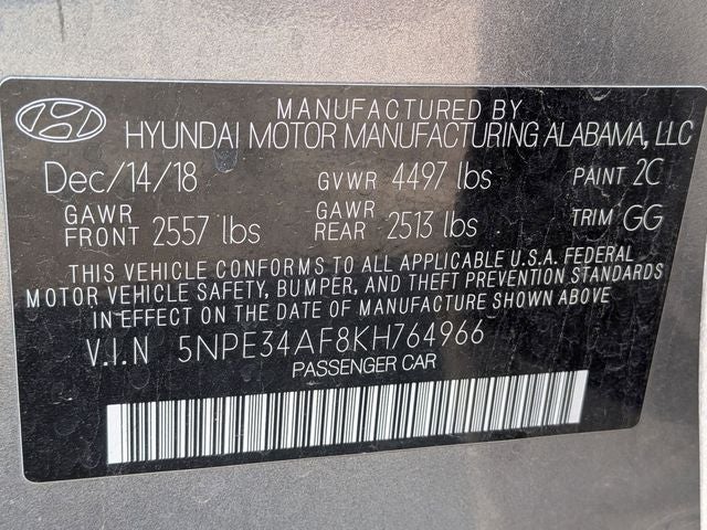 2019 Hyundai Sonata Limited