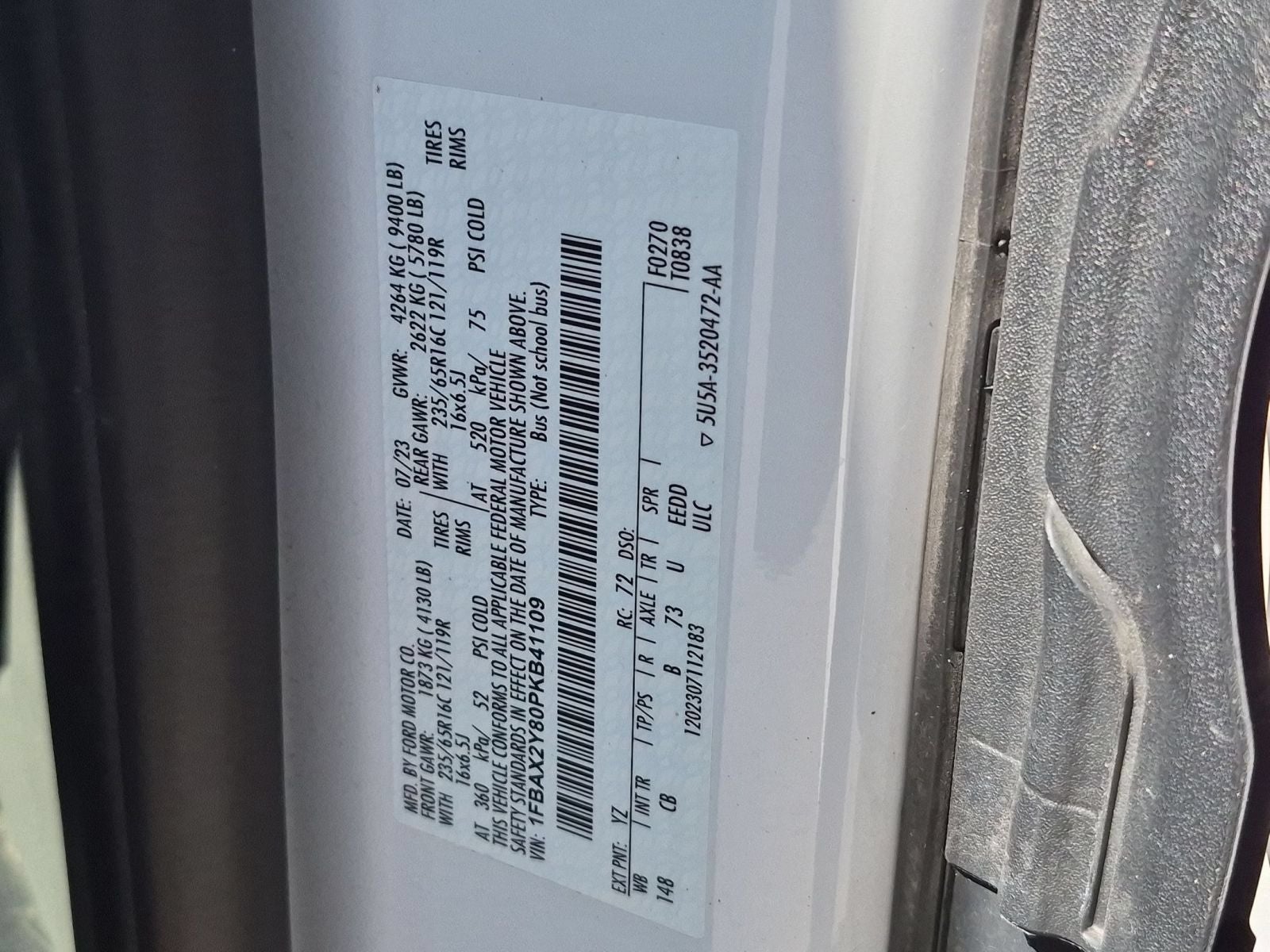 2023 Ford Transit-350 XLT