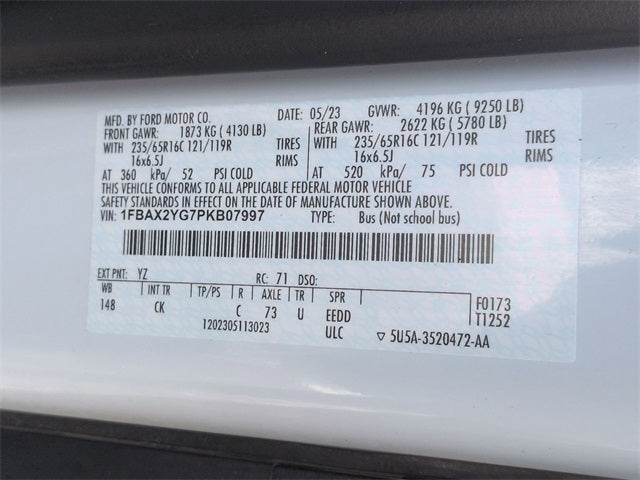 2023 Ford Transit-350 XLT