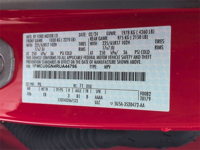 2024 Ford Escape Active