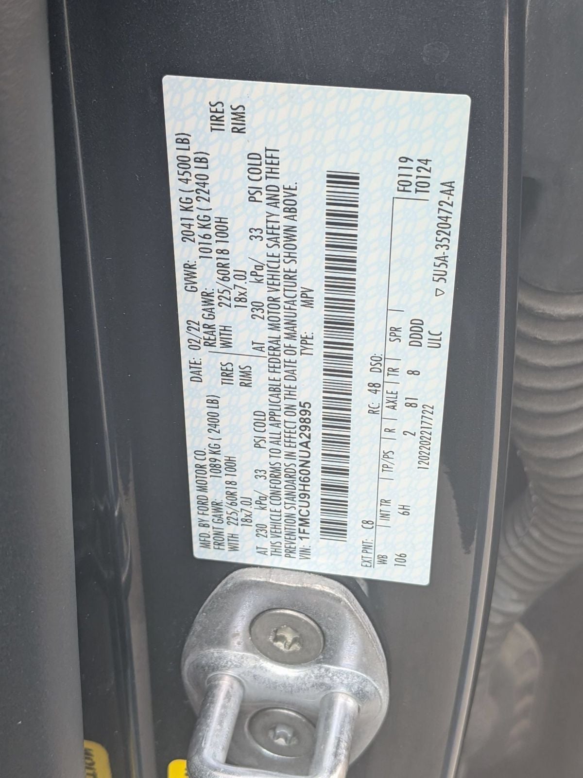 2022 Ford Escape SEL AWD