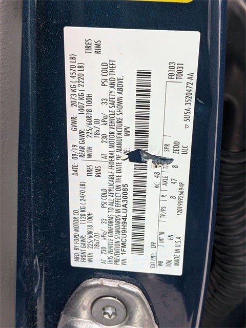 2020 Ford Escape SEL