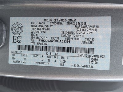 2024 Ford Escape Platinum