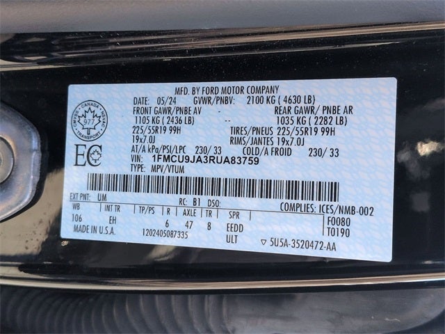 2024 Ford Escape Platinum