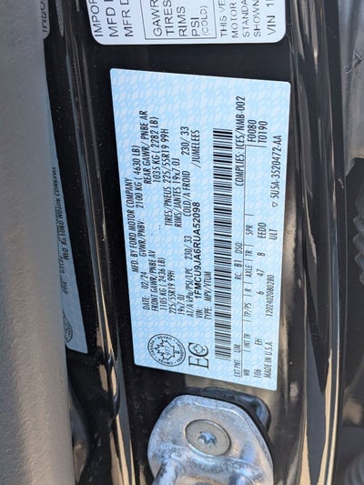 2024 Ford Escape Platinum AWD