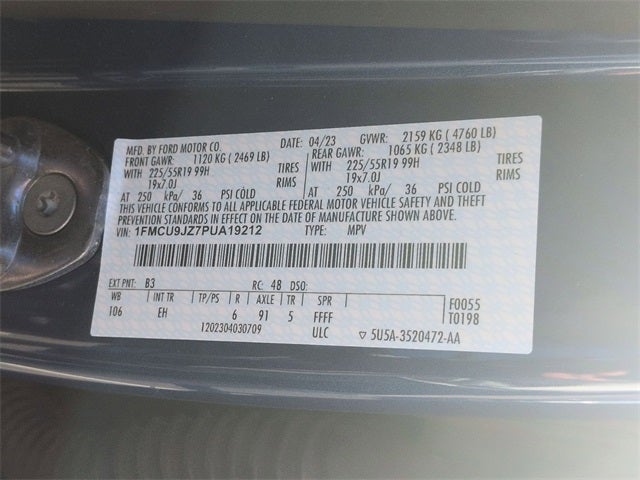 2023 Ford Escape Hybrid Platinum