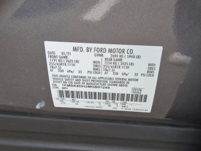 2021 Ford Explorer XLT 4WD