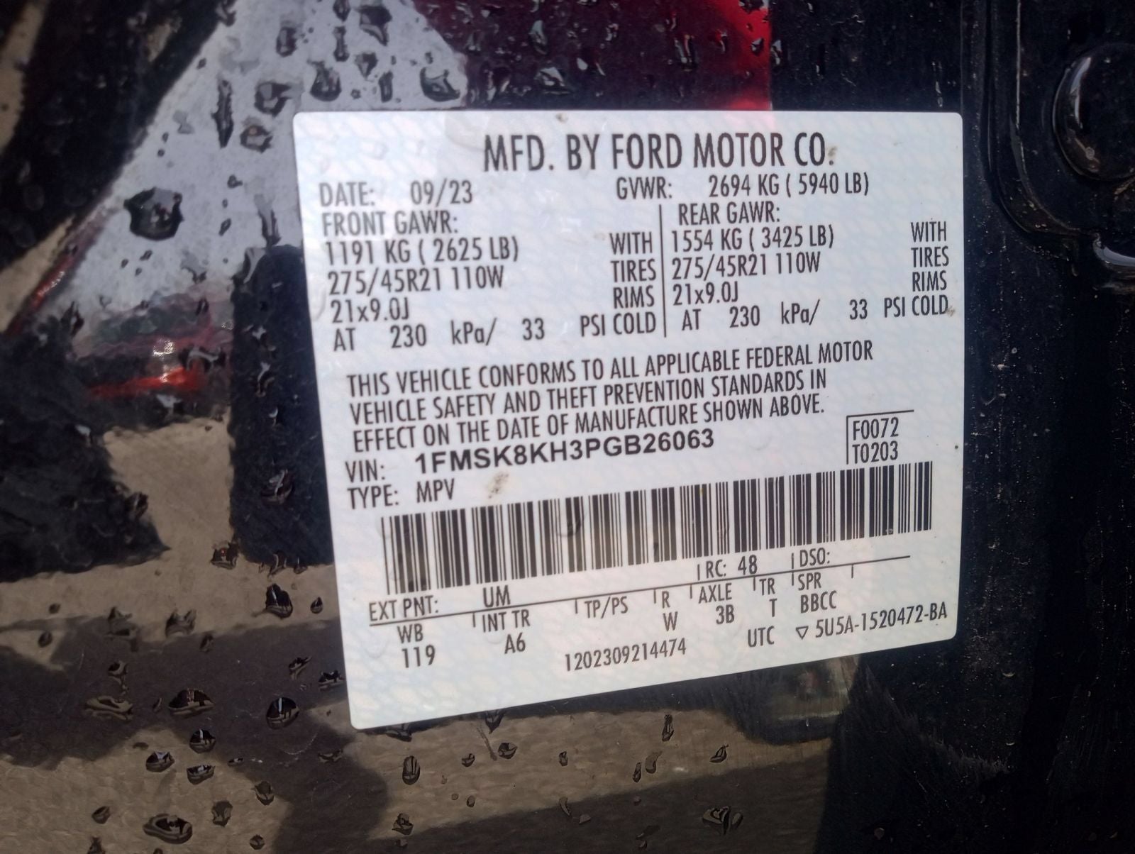 2023 Ford Explorer ST-Line 4X4