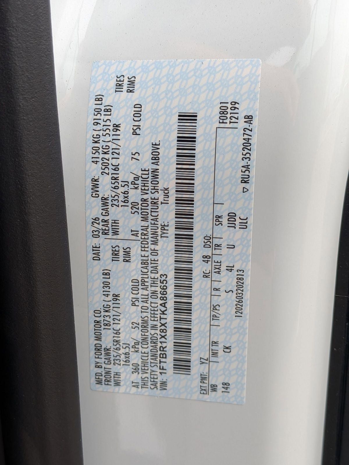 2026 Ford Transit-250 Base In-Transit