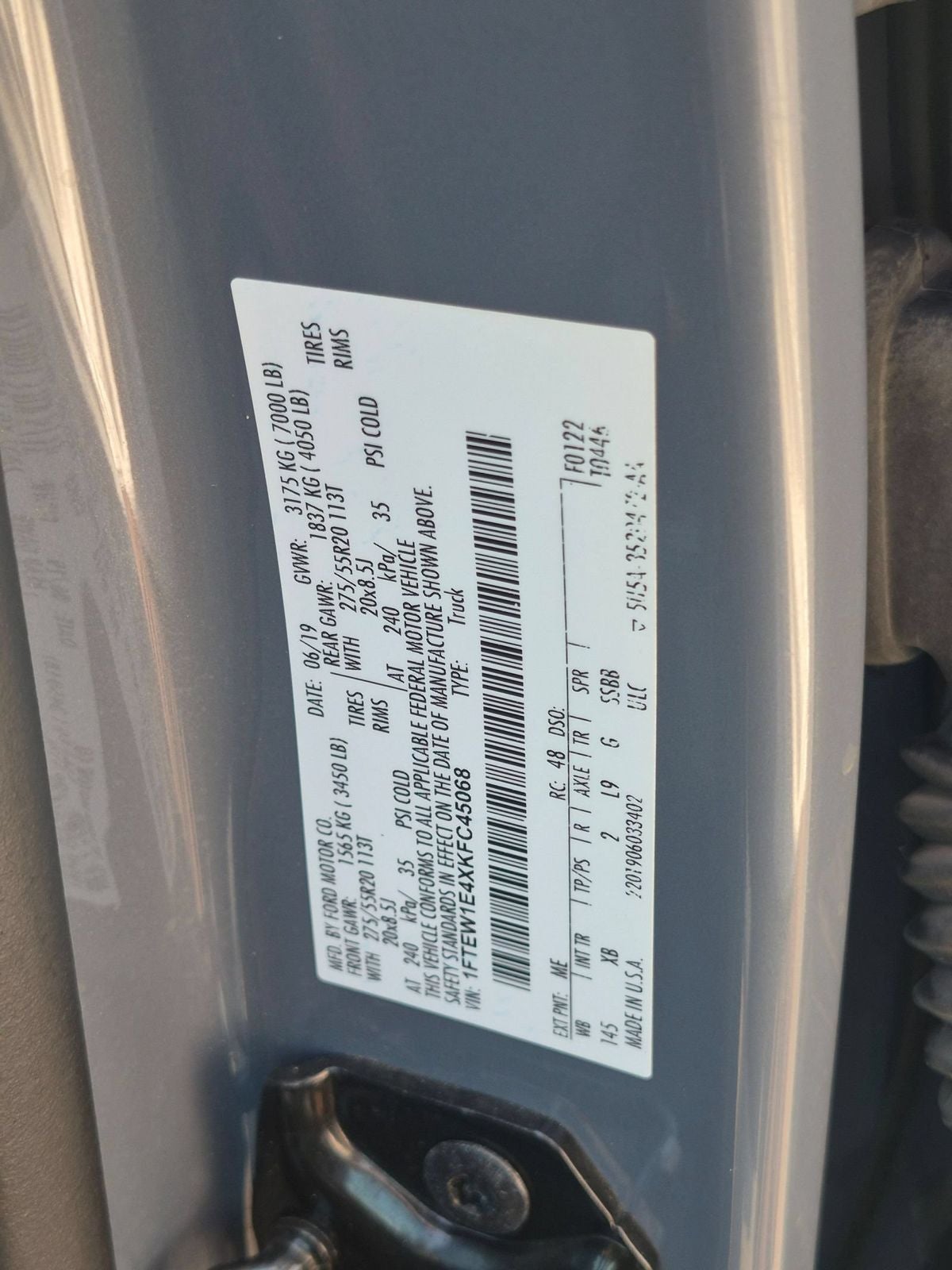 2019 Ford F-150 XLT