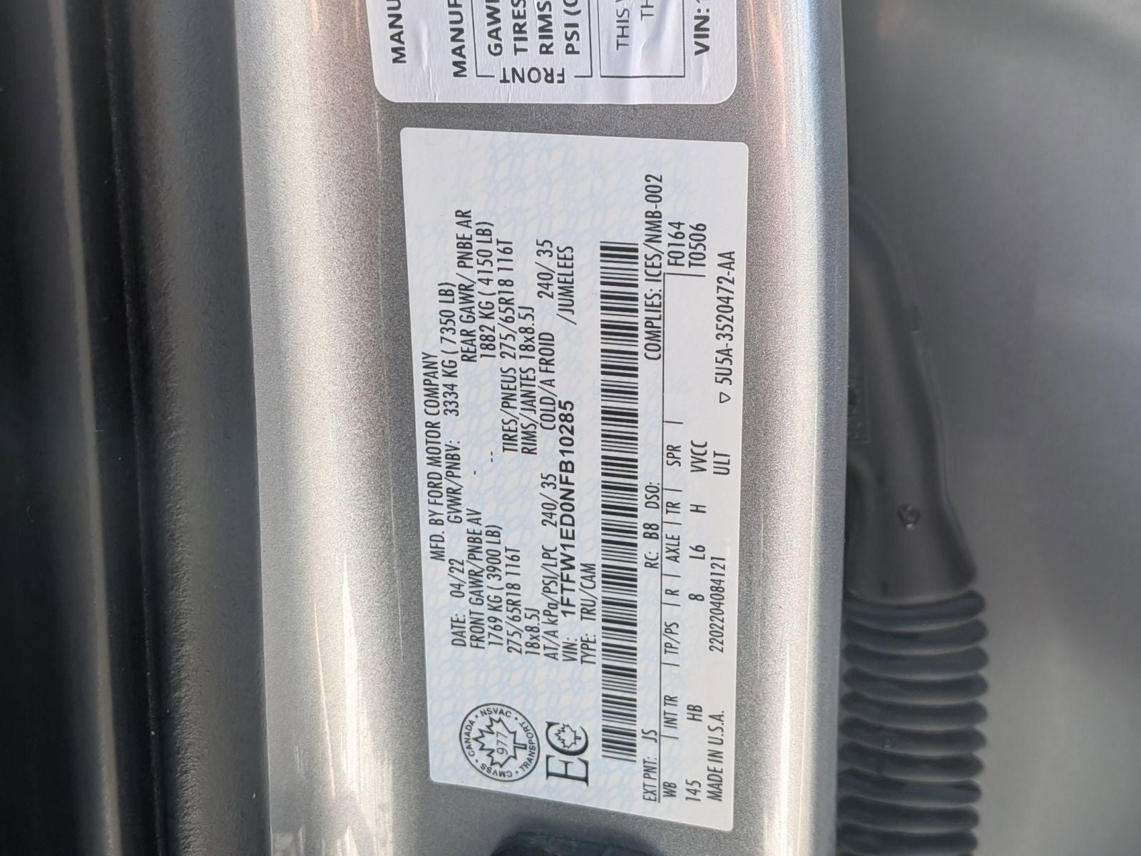 2022 Ford F-150 Lariat