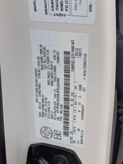 2018 Ford F-150 Lariat 4X4