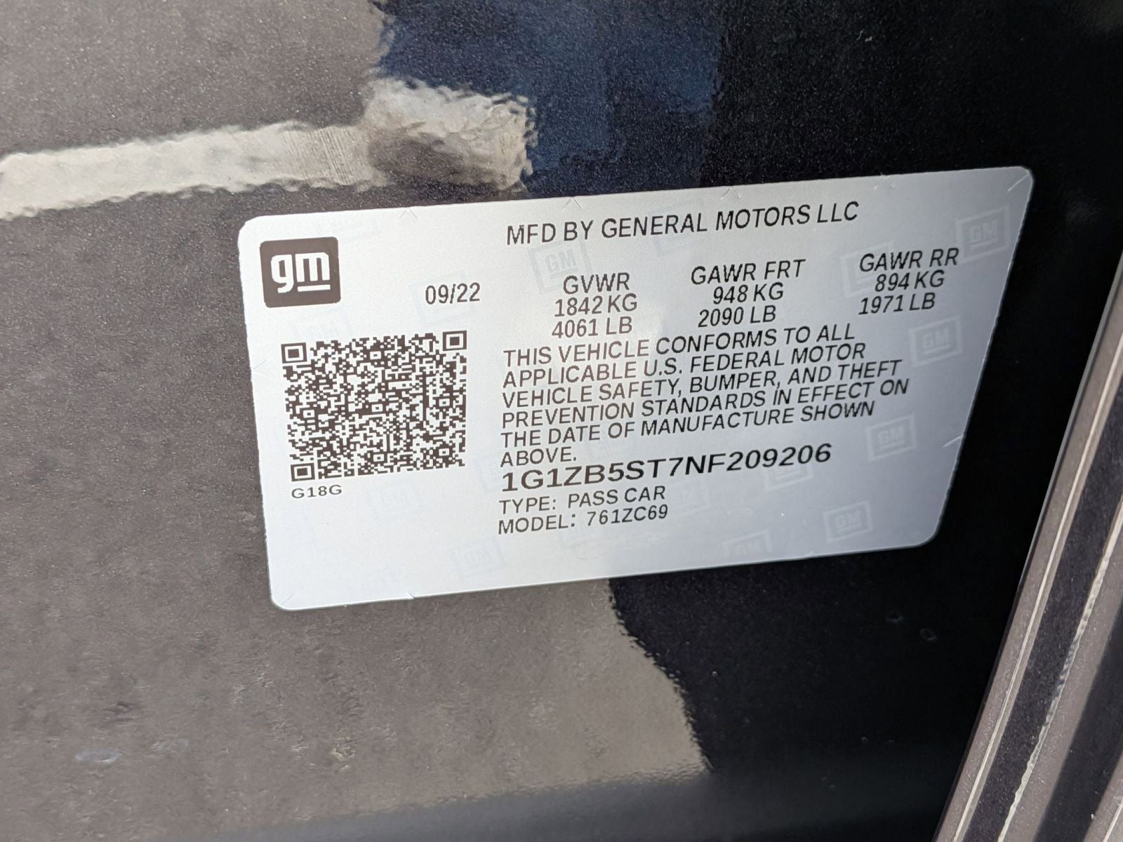 2022 Chevrolet Malibu LS 1LS