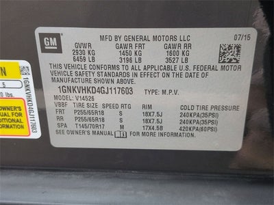 2016 Chevrolet Traverse 2LT 2LT