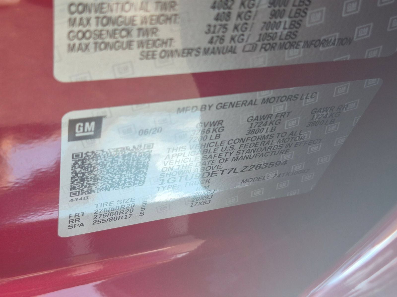 2020 GMC Sierra 1500 SLT 4X4