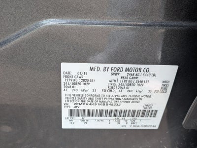 2019 Ford Edge Titanium AWD