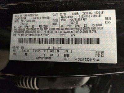 2022 Lincoln Corsair Standard