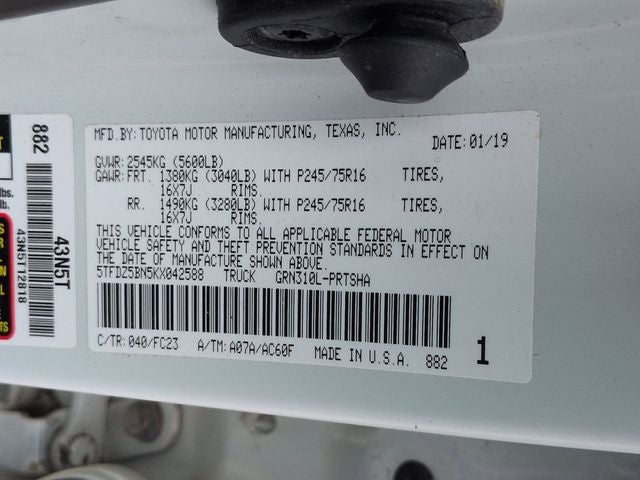 2019 Toyota Tacoma SR5 V6