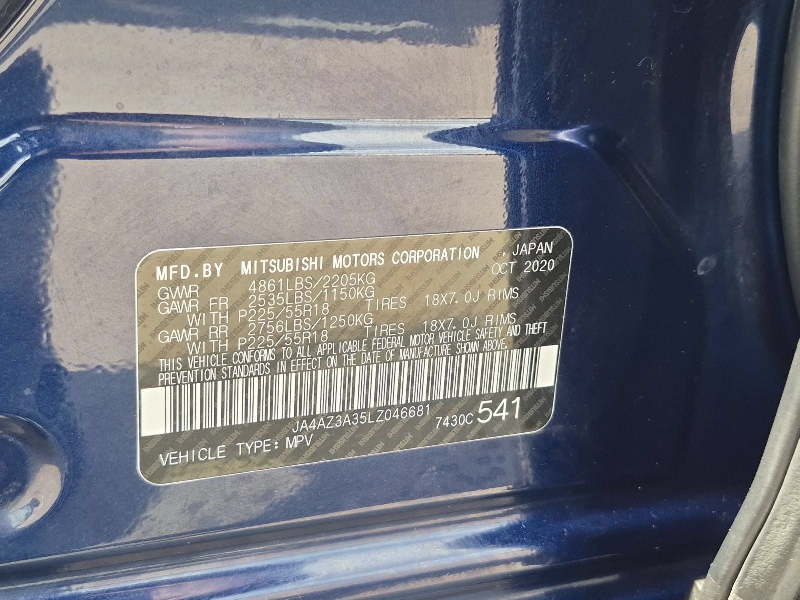 2020 Mitsubishi Outlander ES 4WD