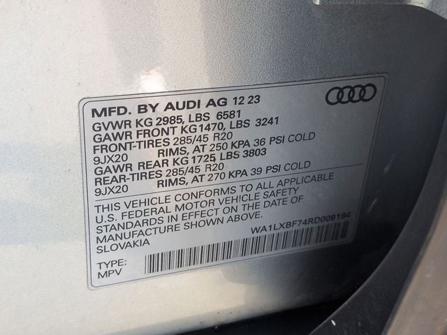 2024 Audi Q7 55 Premium Plus quattro