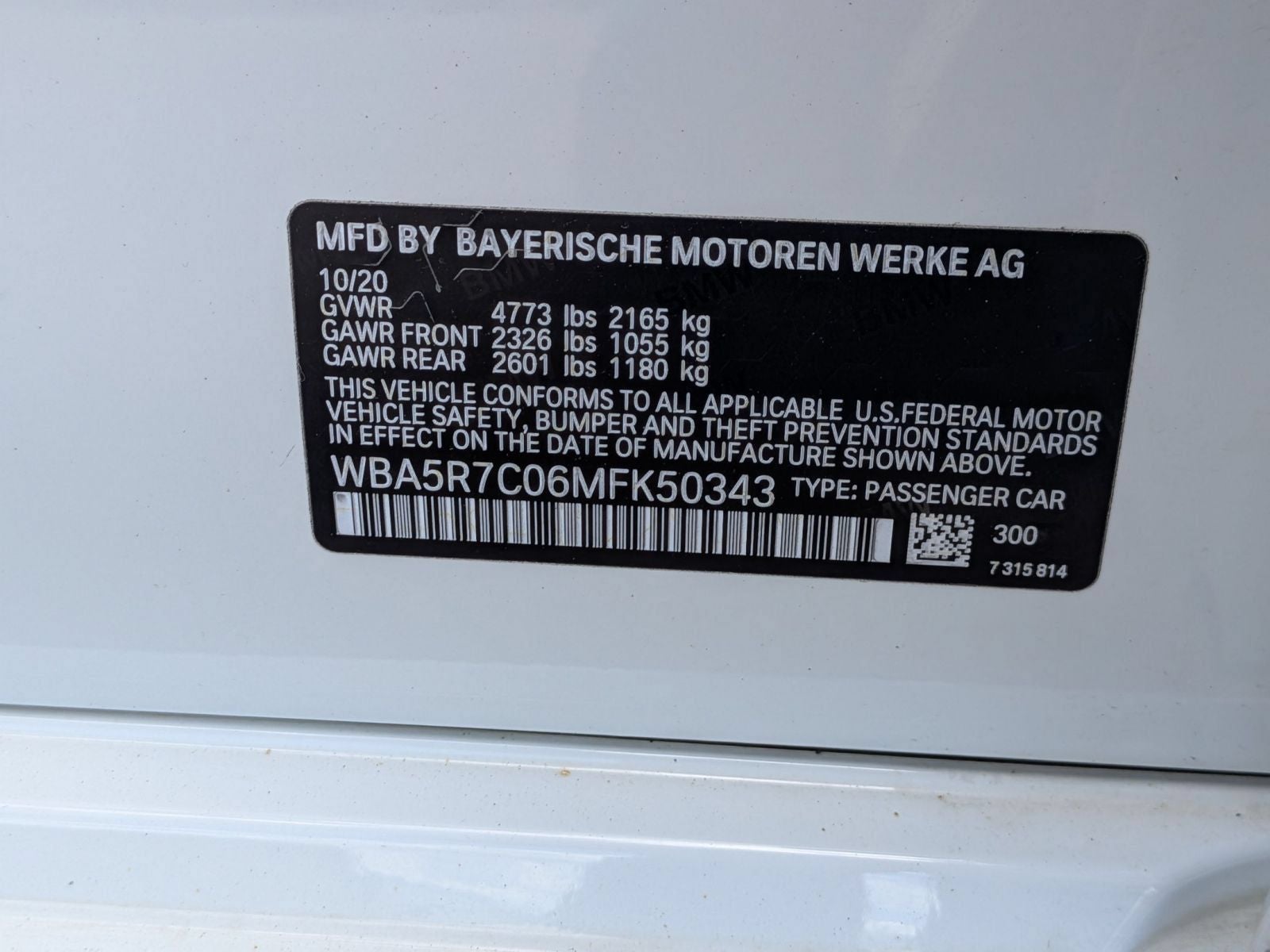 2021 BMW 3 Series 330i xDrive AWD