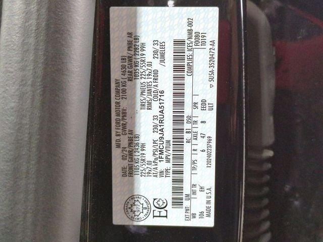 2024 Ford Escape Platinum