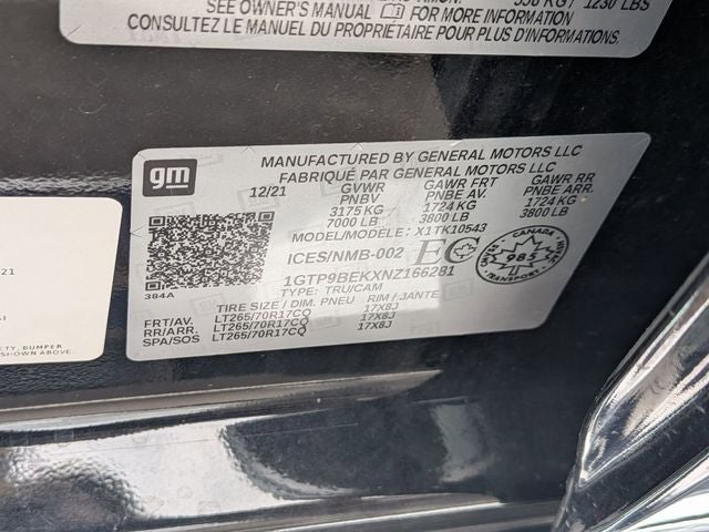 2022 GMC Sierra 1500 Limited SLE