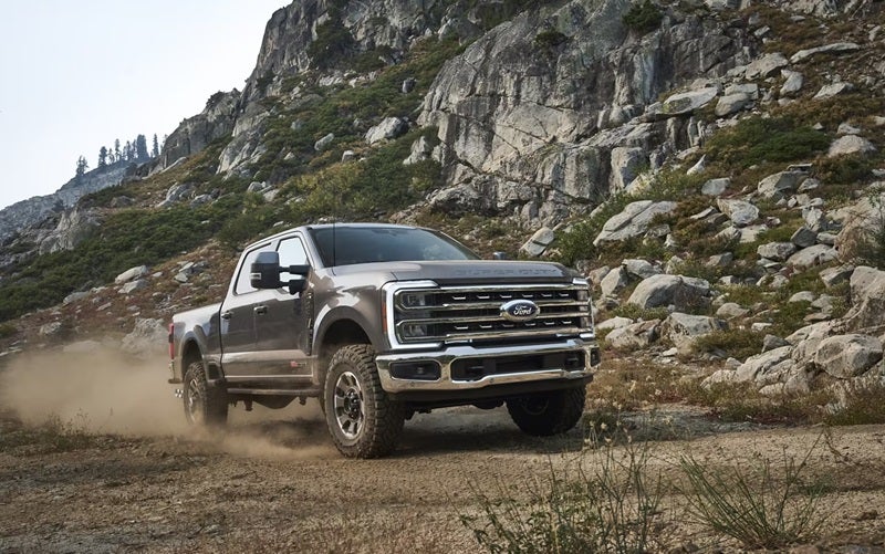New Ford F-150 on a Dirt Road