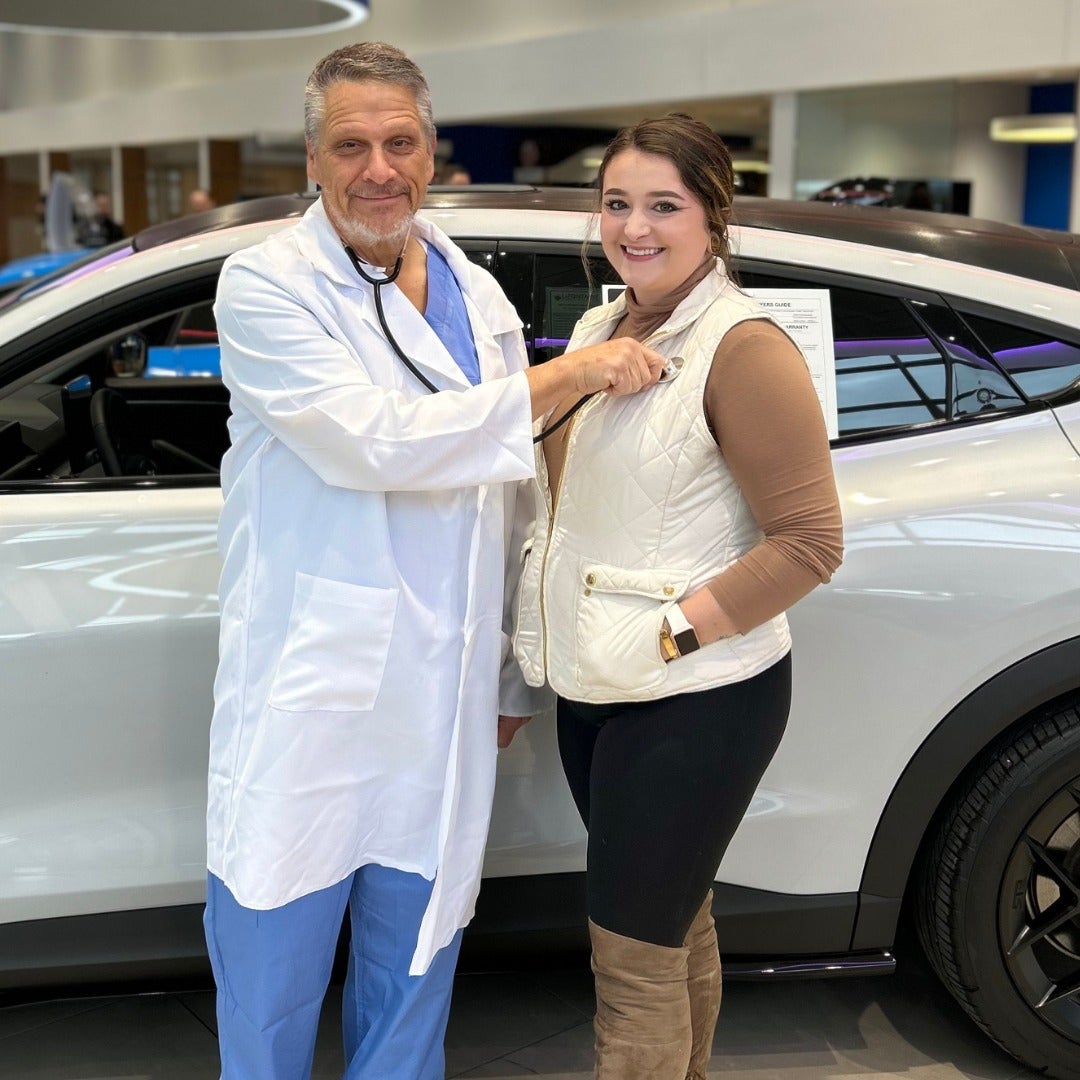 credit doctor and a woman