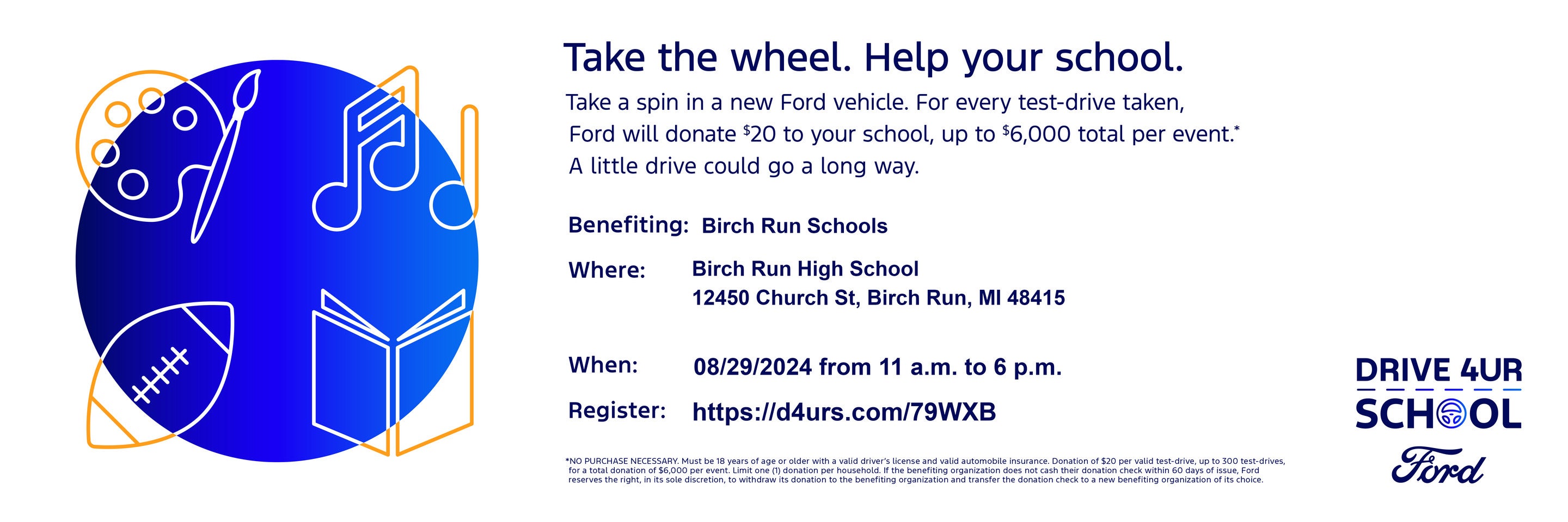 Ford Drive 4 UR School