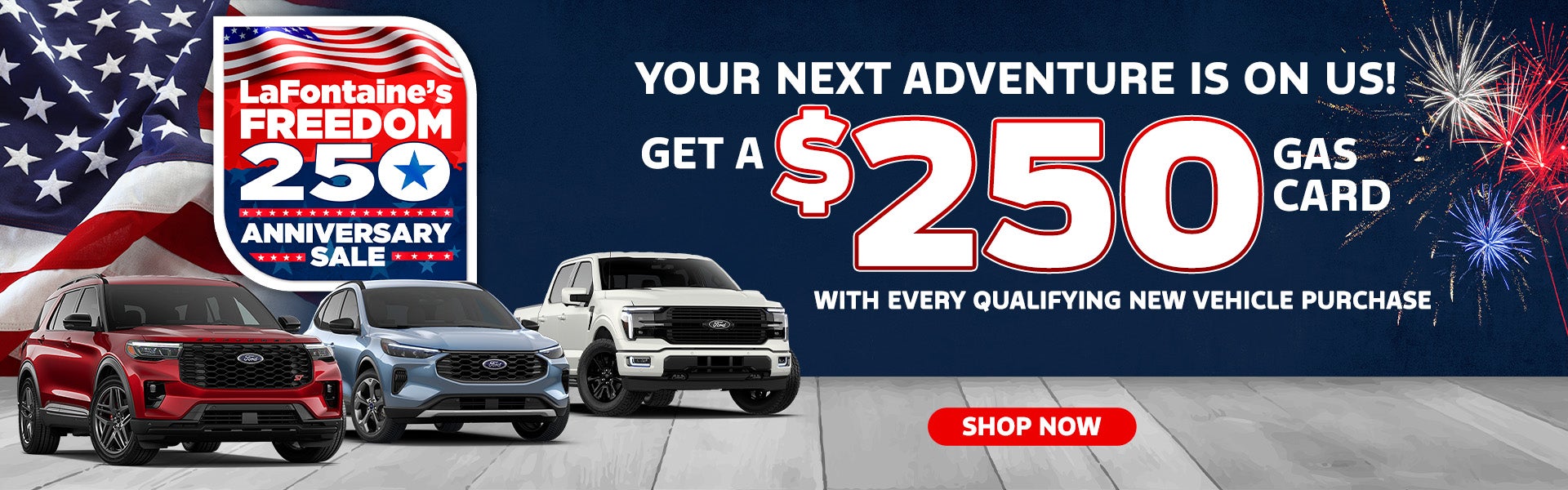 Gas Card with New Vehicle Purchase